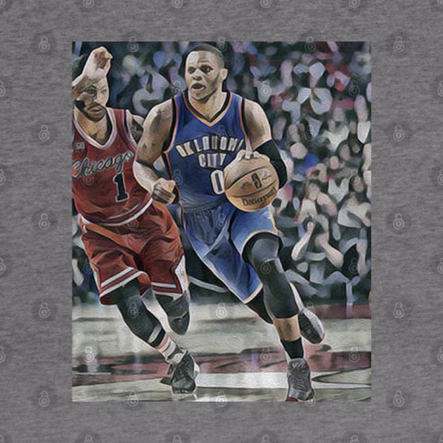 russell westbrook oklahoma by sepuloh